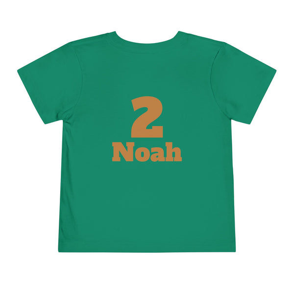 Personalized Noahs Ark Toddler Shirt Animals Ark T Shirt Custom Bible Character Kids Name Age Shirt For Boy Girl Toddler Kids Birthday Shirt
