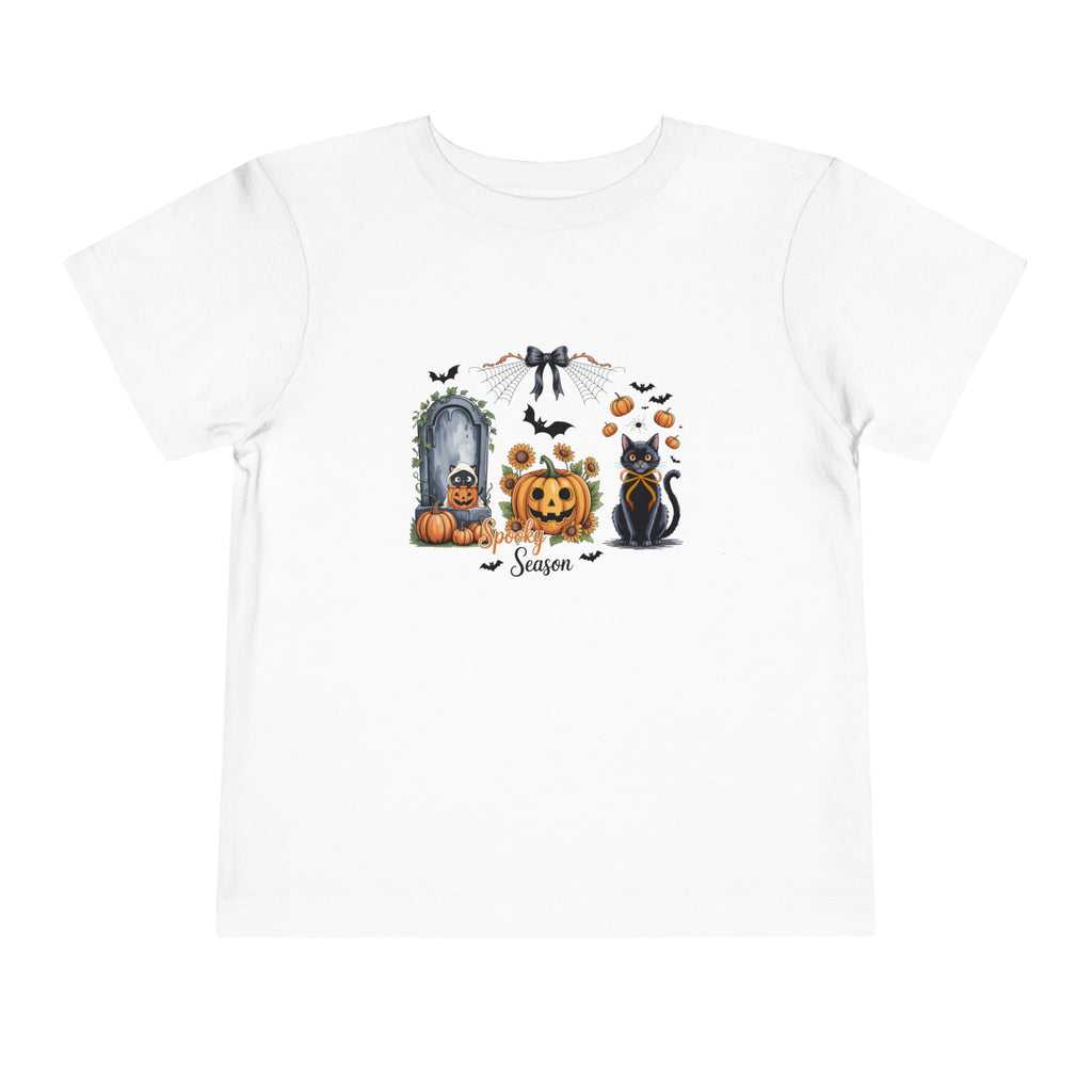 Halloween Black Cat Shirt, Halloween Cat T Shirt Girl Cat Spooky Season Outfit Trick Treat Halloween Cute T Shirt Halloween Girl Gifts