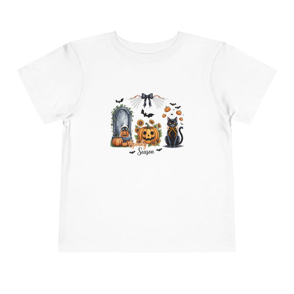 Halloween Black Cat Shirt, Halloween Cat T Shirt Girl Cat Spooky Season Outfit Trick Treat Halloween Cute T Shirt Halloween Girl Gifts