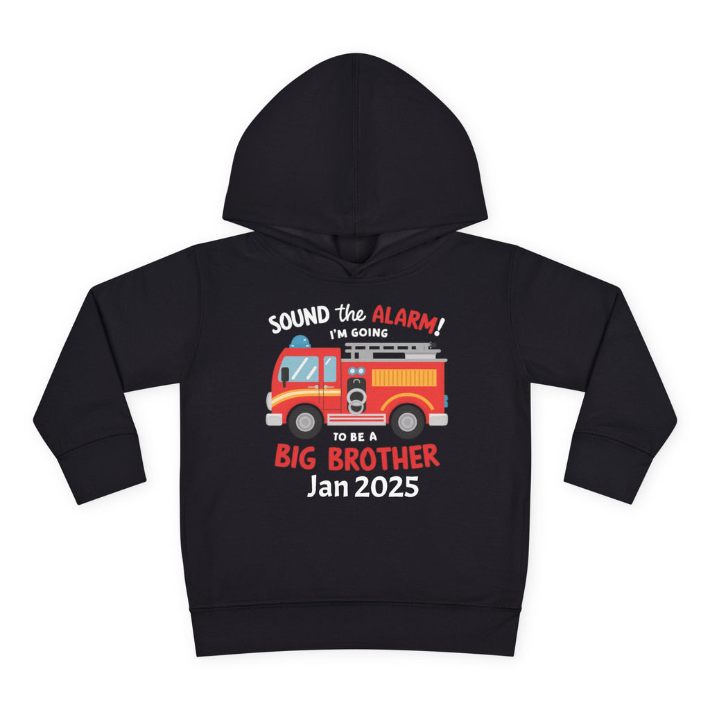 Personalized Big Bro Hoodie, Promoted to Big Brother Toddler Hoodie, Big Bro Reveal Sweater, New Big Brother Fire Truck Hoodie Brother Gift