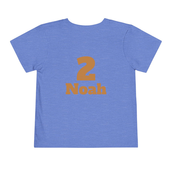 Personalized Noahs Ark Toddler Shirt Animals Ark T Shirt Custom Bible Character Kids Name Age Shirt For Boy Girl Toddler Kids Birthday Shirt