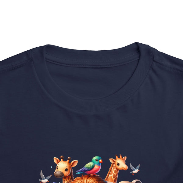 Personalized Noahs Ark Toddler Shirt Animals Ark T Shirt Custom Bible Character Kids Name Age Shirt For Boy Girl Toddler Kids Birthday Shirt