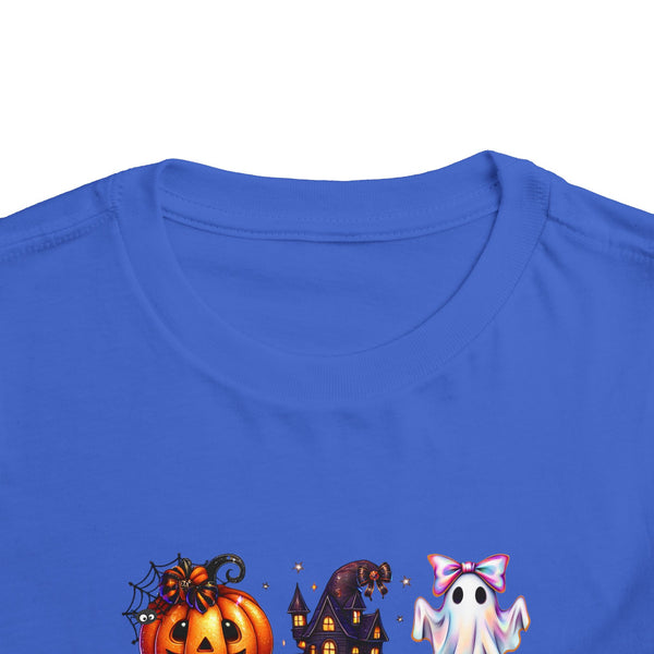 Kids Coquette Bow Wicked Shirt Halloween Girl Shirt Toddler Ghost Cat Shirt Pumpkin Patch Tee Cute Ghost Pumpkin Cat T Shirt Retro Ghost Tee