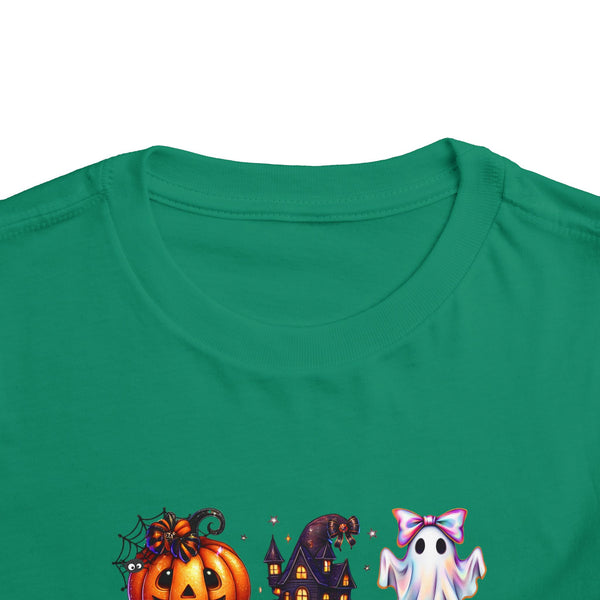 Kids Coquette Bow Wicked Shirt Halloween Girl Shirt Toddler Ghost Cat Shirt Pumpkin Patch Tee Cute Ghost Pumpkin Cat T Shirt Retro Ghost Tee