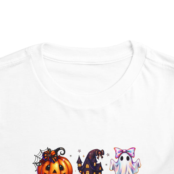 Kids Coquette Bow Wicked Shirt Halloween Girl Shirt Toddler Ghost Cat Shirt Pumpkin Patch Tee Cute Ghost Pumpkin Cat T Shirt Retro Ghost Tee