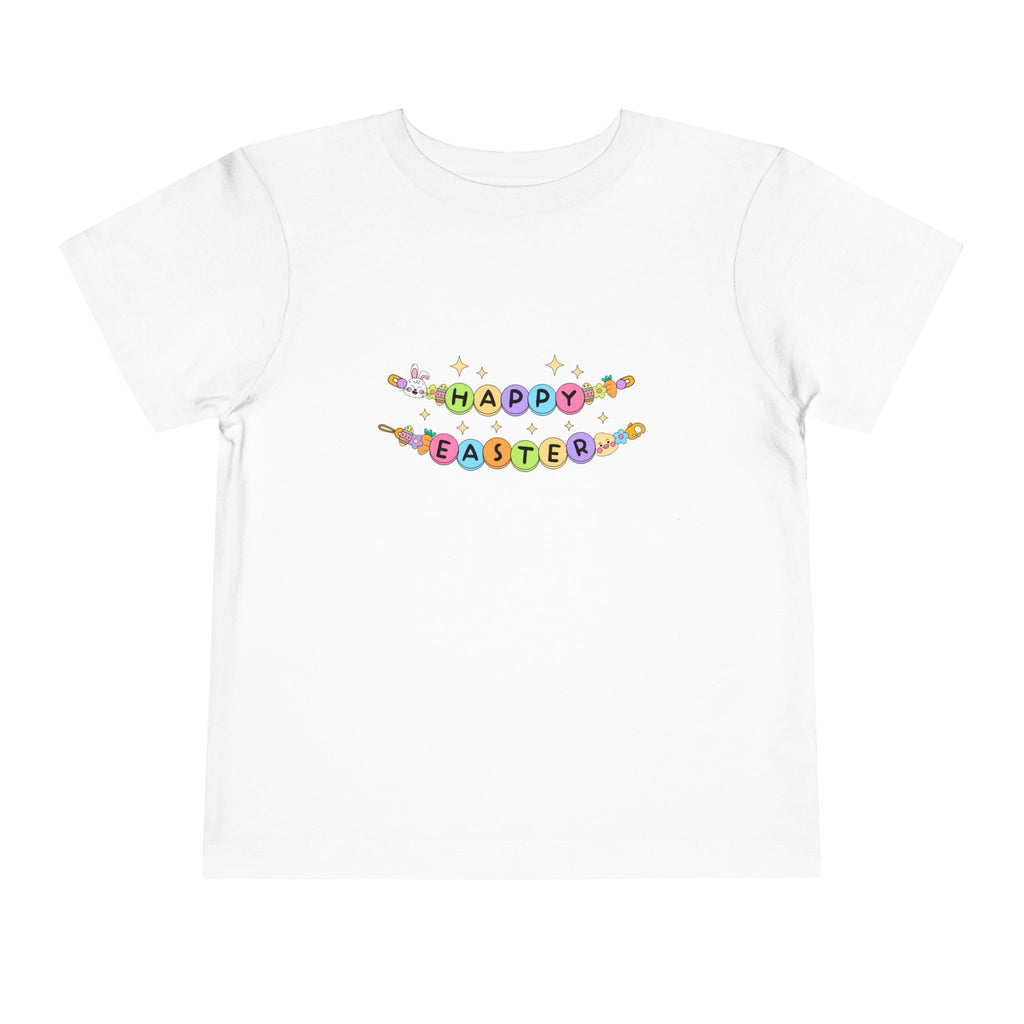 Happy Easter Shirt Toddler Friendship Bracelet T Shirt Cute Girl Easter Tee Gift for Friend Bracelet Tee Sibling Matching Tee Egg Hunt Shirt
