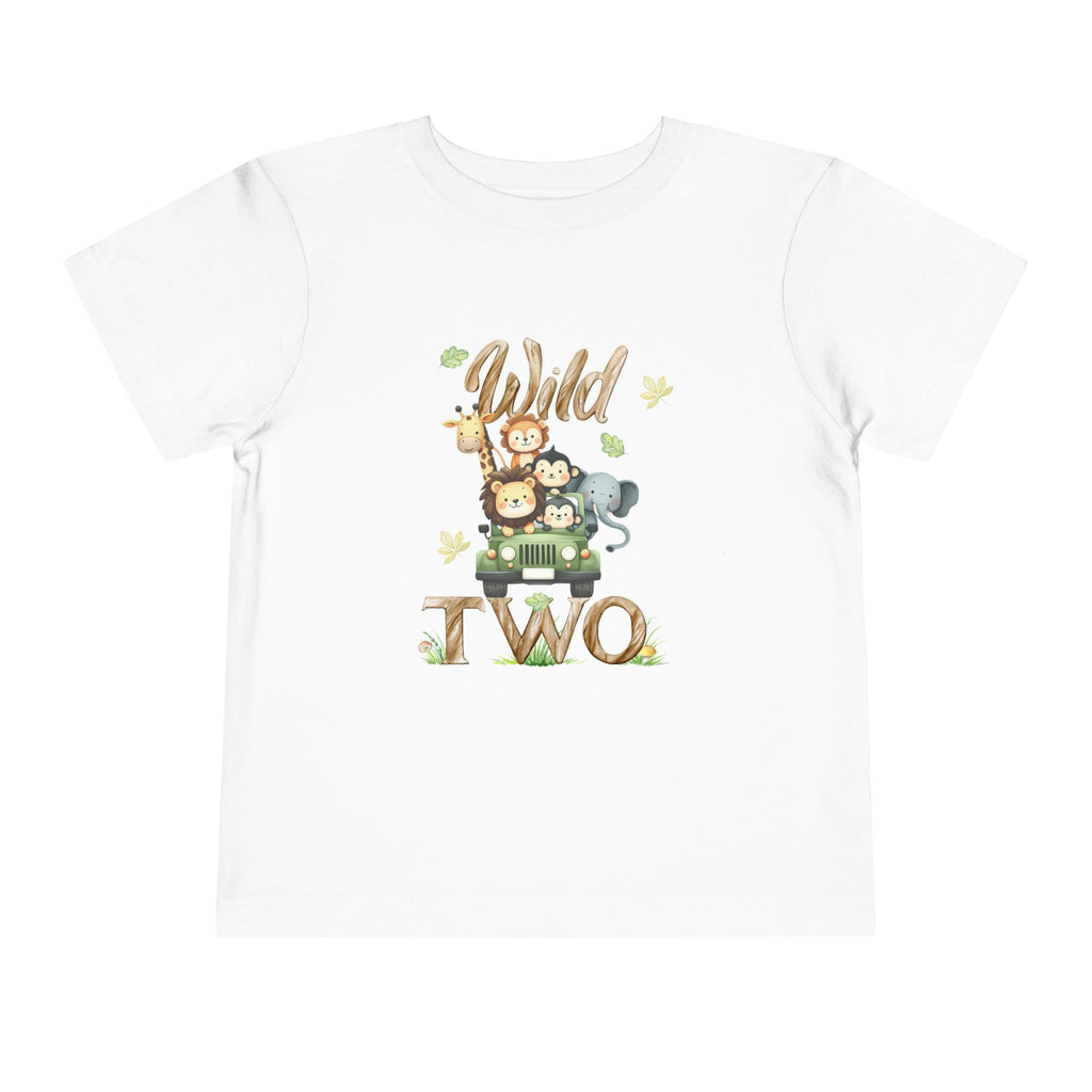 Wild Two Birthday Shirt 2nd Birthday Shirt Wild Birthday Outfit Custom Safari Jungle Animal Bday Tee Zoo 2nd Birthday Outfit Wild Bday Shirt