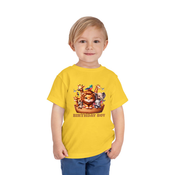 Personalized Noahs Ark Toddler Shirt Animals Ark T Shirt Custom Bible Character Kids Name Age Shirt For Boy Girl Toddler Kids Birthday Shirt