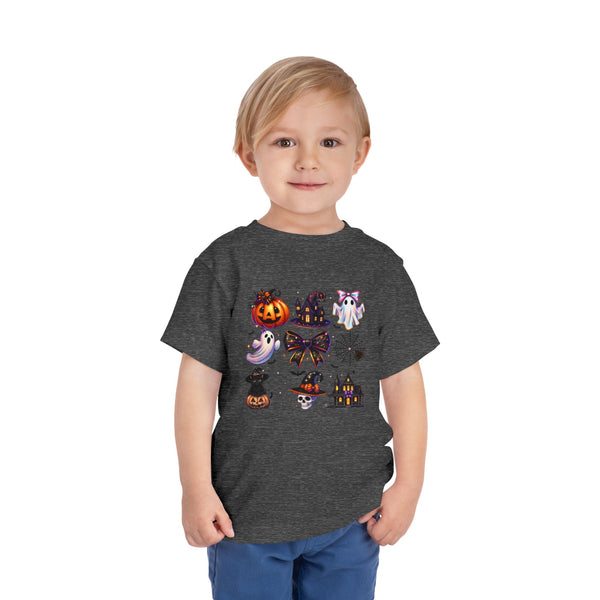 Kids Coquette Bow Wicked Shirt Halloween Girl Shirt Toddler Ghost Cat Shirt Pumpkin Patch Tee Cute Ghost Pumpkin Cat T Shirt Retro Ghost Tee
