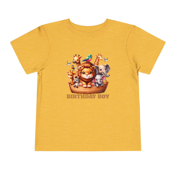Personalized Noahs Ark Toddler Shirt Animals Ark T Shirt Custom Bible Character Kids Name Age Shirt For Boy Girl Toddler Kids Birthday Shirt