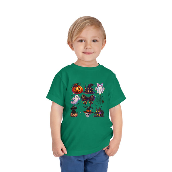 Kids Coquette Bow Wicked Shirt Halloween Girl Shirt Toddler Ghost Cat Shirt Pumpkin Patch Tee Cute Ghost Pumpkin Cat T Shirt Retro Ghost Tee