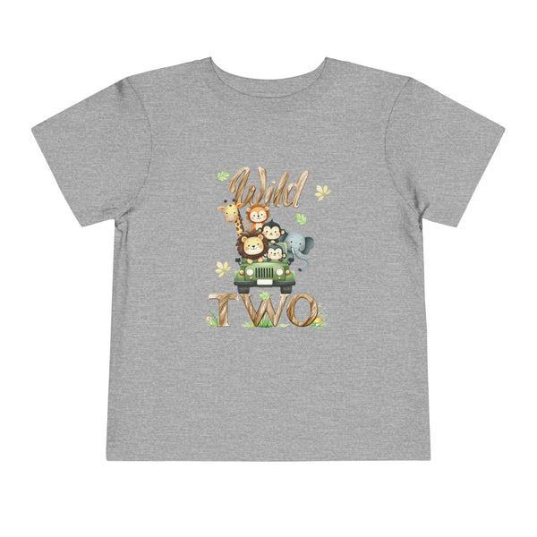 Wild Two Birthday Shirt 2nd Birthday Shirt Wild Birthday Outfit Custom Safari Jungle Animal Bday Tee Zoo 2nd Birthday Outfit Wild Bday Shirt