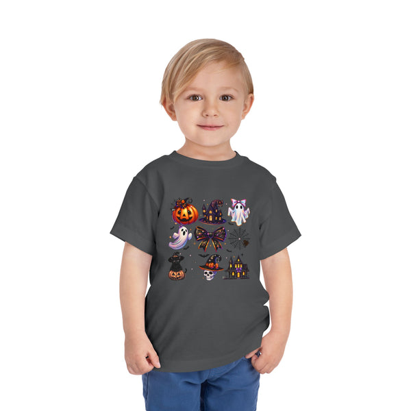 Kids Coquette Bow Wicked Shirt Halloween Girl Shirt Toddler Ghost Cat Shirt Pumpkin Patch Tee Cute Ghost Pumpkin Cat T Shirt Retro Ghost Tee