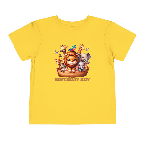 Personalized Noahs Ark Toddler Shirt Animals Ark T Shirt Custom Bible Character Kids Name Age Shirt For Boy Girl Toddler Kids Birthday Shirt