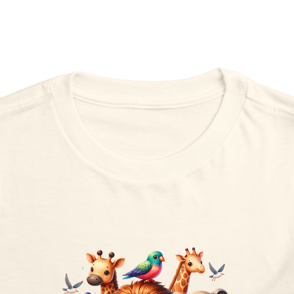 Personalized Noahs Ark Toddler Shirt Animals Ark T Shirt Custom Bible Character Kids Name Age Shirt For Boy Girl Toddler Kids Birthday Shirt