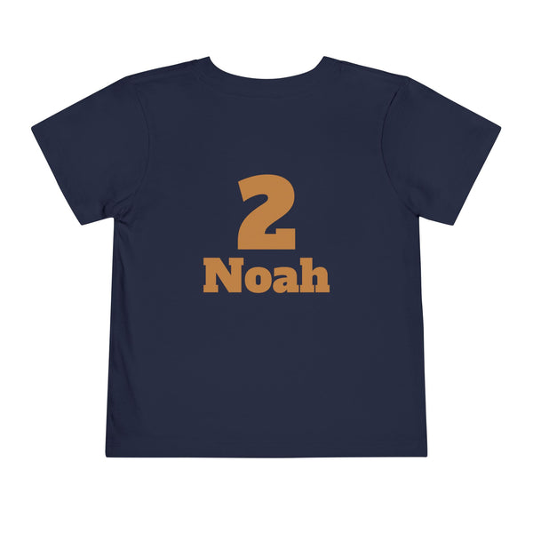 Personalized Noahs Ark Toddler Shirt Animals Ark T Shirt Custom Bible Character Kids Name Age Shirt For Boy Girl Toddler Kids Birthday Shirt