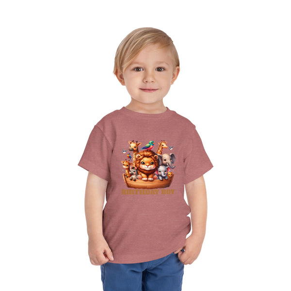 Personalized Noahs Ark Toddler Shirt Animals Ark T Shirt Custom Bible Character Kids Name Age Shirt For Boy Girl Toddler Kids Birthday Shirt