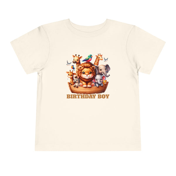 Personalized Noahs Ark Toddler Shirt Animals Ark T Shirt Custom Bible Character Kids Name Age Shirt For Boy Girl Toddler Kids Birthday Shirt