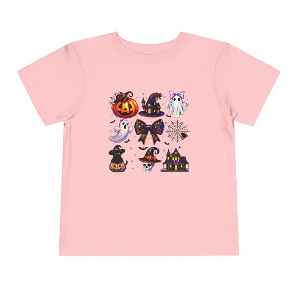 Kids Coquette Bow Wicked Shirt Halloween Girl Shirt Toddler Ghost Cat Shirt Pumpkin Patch Tee Cute Ghost Pumpkin Cat T Shirt Retro Ghost Tee