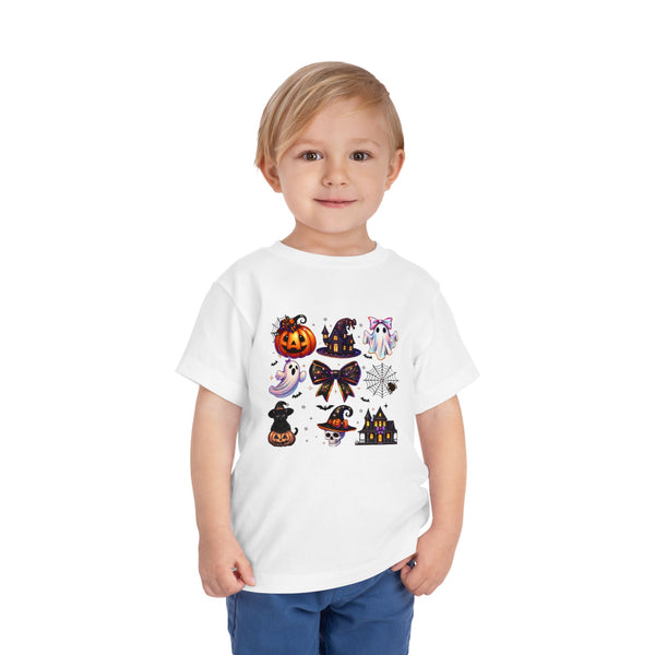 Kids Coquette Bow Wicked Shirt Halloween Girl Shirt Toddler Ghost Cat Shirt Pumpkin Patch Tee Cute Ghost Pumpkin Cat T Shirt Retro Ghost Tee