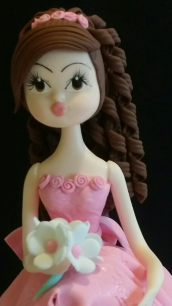Quinceañera Cake Topper Bridal Shower Sweet Sixteen Cake Decoration