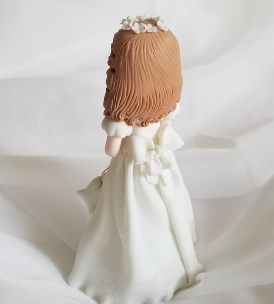 First Communion Child Cake Topper, Baptism Cake Topper, Communion Girl  Rosary, Boy Communion Favor, Baptism Favor, Baptism Cake Decoration - C T B