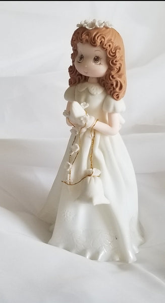 First Communion Child Cake Topper, Baptism Cake Topper, Communion Girl  Rosary, Boy Communion Favor, Baptism Favor, Baptism Cake Decoration - C T B
