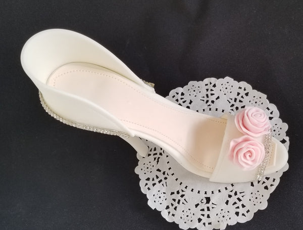 High Heels Cake Topper Shoes Cake Decoration Fancy Shoe Cake Topper in Pink, Red, Black, Silver and Gold