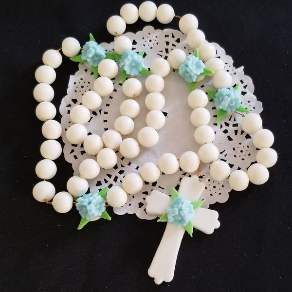 Rosary Cake Topper First Communion or Baptism Cake Decorations Communion Keepsake - C T B