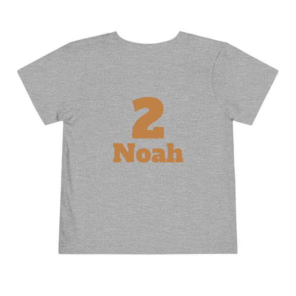 Personalized Noahs Ark Toddler Shirt Animals Ark T Shirt Custom Bible Character Kids Name Age Shirt For Boy Girl Toddler Kids Birthday Shirt