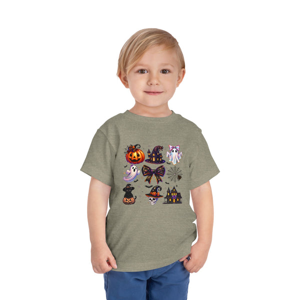 Kids Coquette Bow Wicked Shirt Halloween Girl Shirt Toddler Ghost Cat Shirt Pumpkin Patch Tee Cute Ghost Pumpkin Cat T Shirt Retro Ghost Tee