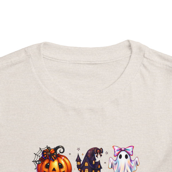 Kids Coquette Bow Wicked Shirt Halloween Girl Shirt Toddler Ghost Cat Shirt Pumpkin Patch Tee Cute Ghost Pumpkin Cat T Shirt Retro Ghost Tee