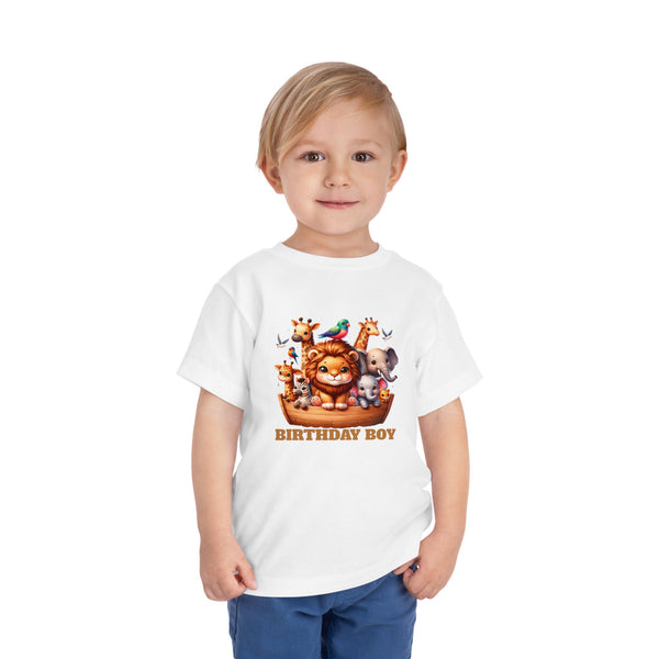 Personalized Noahs Ark Toddler Shirt Animals Ark T Shirt Custom Bible Character Kids Name Age Shirt For Boy Girl Toddler Kids Birthday Shirt