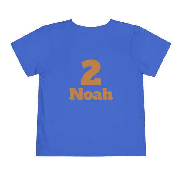 Personalized Noahs Ark Toddler Shirt Animals Ark T Shirt Custom Bible Character Kids Name Age Shirt For Boy Girl Toddler Kids Birthday Shirt