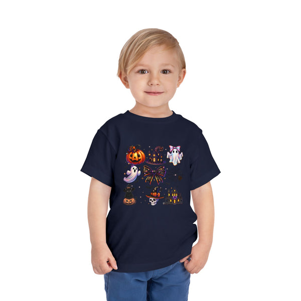 Kids Coquette Bow Wicked Shirt Halloween Girl Shirt Toddler Ghost Cat Shirt Pumpkin Patch Tee Cute Ghost Pumpkin Cat T Shirt Retro Ghost Tee