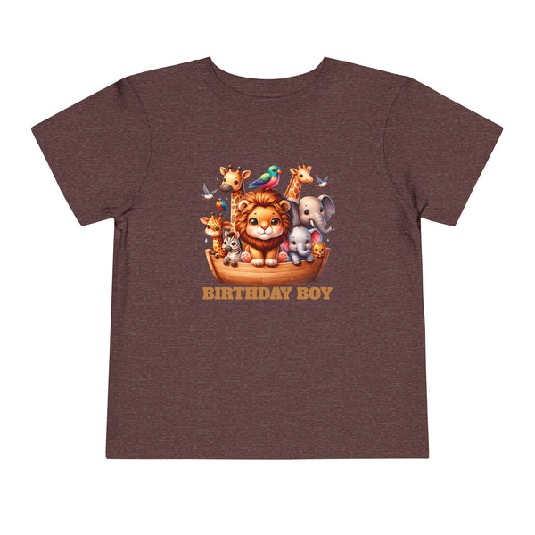 Personalized Noahs Ark Toddler Shirt Animals Ark T Shirt Custom Bible Character Kids Name Age Shirt For Boy Girl Toddler Kids Birthday Shirt