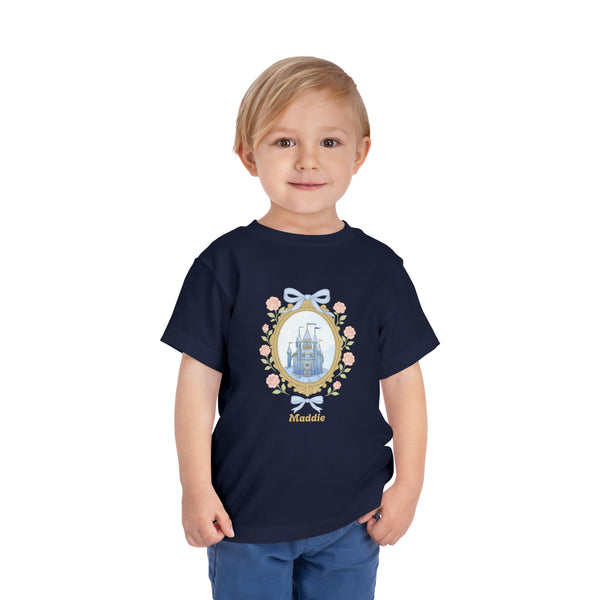 Coquette Bow Magical Castle Shirt, Toddler Castle T-shirt Retro Coquette Bow Shirt Princess Castle Bday Girl Tee Coquette Family Trip Shirt