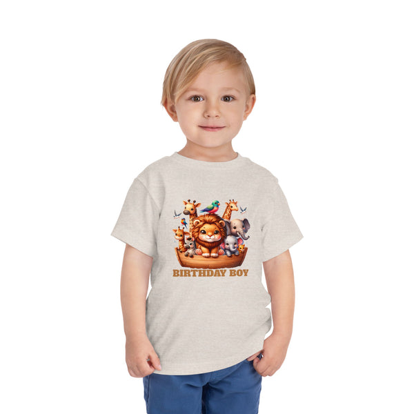 Personalized Noahs Ark Toddler Shirt Animals Ark T Shirt Custom Bible Character Kids Name Age Shirt For Boy Girl Toddler Kids Birthday Shirt