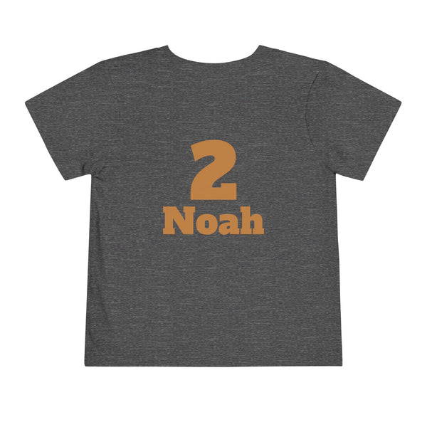 Personalized Noahs Ark Toddler Shirt Animals Ark T Shirt Custom Bible Character Kids Name Age Shirt For Boy Girl Toddler Kids Birthday Shirt