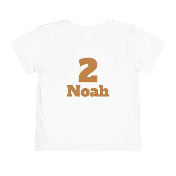 Personalized Noahs Ark Toddler Shirt Animals Ark T Shirt Custom Bible Character Kids Name Age Shirt For Boy Girl Toddler Kids Birthday Shirt