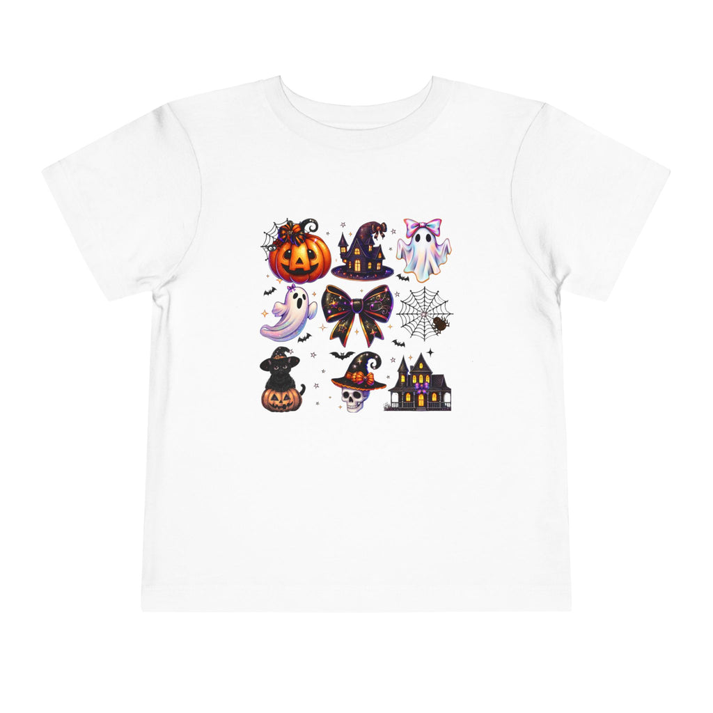 Kids Coquette Bow Wicked Shirt Halloween Girl Shirt Toddler Ghost Cat Shirt Pumpkin Patch Tee Cute Ghost Pumpkin Cat T Shirt Retro Ghost Tee