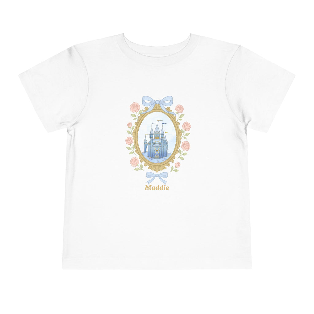 Coquette Bow Magical Castle Shirt, Toddler Castle T-shirt Retro Coquette Bow Shirt Princess Castle Bday Girl Tee Coquette Family Trip Shirt