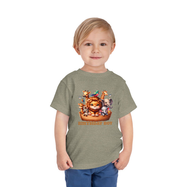 Personalized Noahs Ark Toddler Shirt Animals Ark T Shirt Custom Bible Character Kids Name Age Shirt For Boy Girl Toddler Kids Birthday Shirt