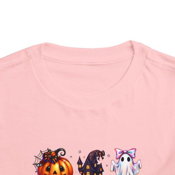 Kids Coquette Bow Wicked Shirt Halloween Girl Shirt Toddler Ghost Cat Shirt Pumpkin Patch Tee Cute Ghost Pumpkin Cat T Shirt Retro Ghost Tee