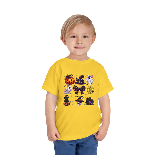 Kids Coquette Bow Wicked Shirt Halloween Girl Shirt Toddler Ghost Cat Shirt Pumpkin Patch Tee Cute Ghost Pumpkin Cat T Shirt Retro Ghost Tee