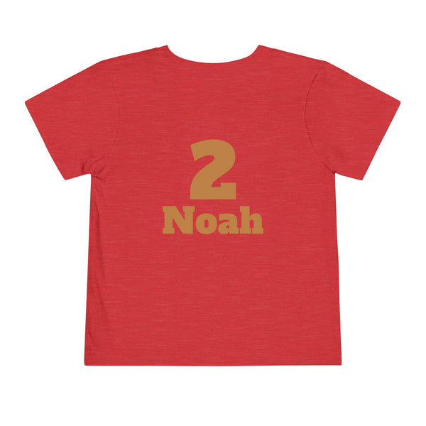 Personalized Noahs Ark Toddler Shirt Animals Ark T Shirt Custom Bible Character Kids Name Age Shirt For Boy Girl Toddler Kids Birthday Shirt