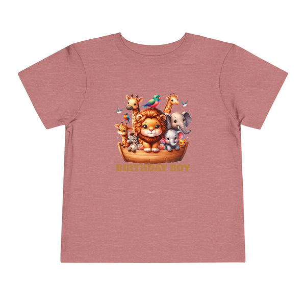 Personalized Noahs Ark Toddler Shirt Animals Ark T Shirt Custom Bible Character Kids Name Age Shirt For Boy Girl Toddler Kids Birthday Shirt