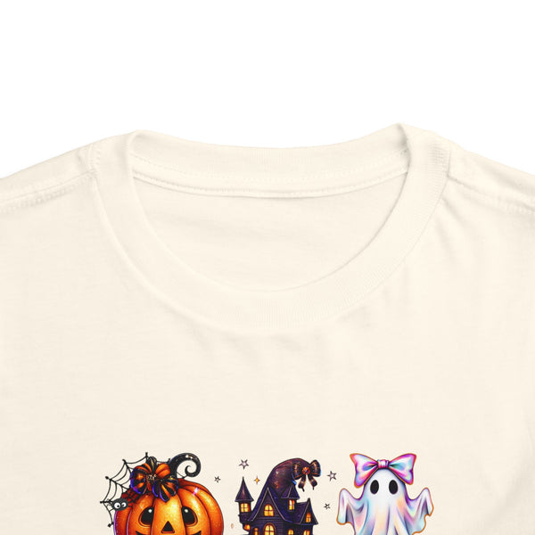 Kids Coquette Bow Wicked Shirt Halloween Girl Shirt Toddler Ghost Cat Shirt Pumpkin Patch Tee Cute Ghost Pumpkin Cat T Shirt Retro Ghost Tee
