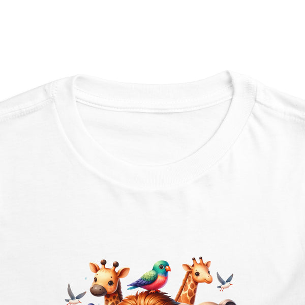Personalized Noahs Ark Toddler Shirt Animals Ark T Shirt Custom Bible Character Kids Name Age Shirt For Boy Girl Toddler Kids Birthday Shirt