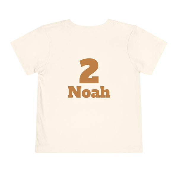 Personalized Noahs Ark Toddler Shirt Animals Ark T Shirt Custom Bible Character Kids Name Age Shirt For Boy Girl Toddler Kids Birthday Shirt